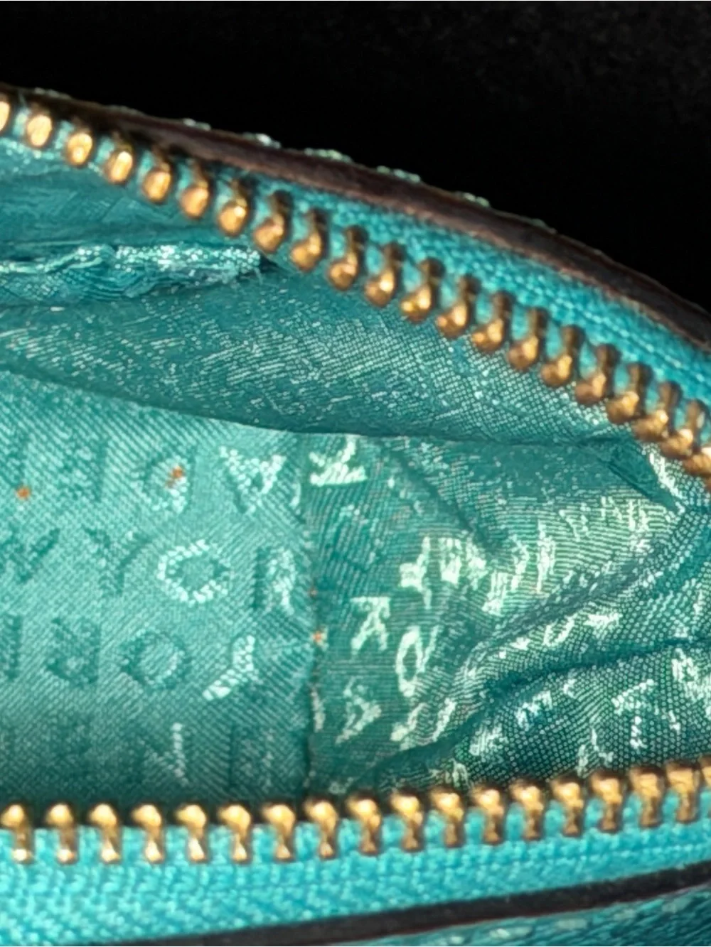 kate spade Turquoise Leather Crossbody Bag